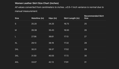 Women's black leather wrap mini skirt