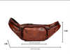 Retro Vegetable Genuine Leather Chest Bag