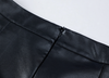 Long Leather Skirt Slim Fit PU Leather Midi Skirt