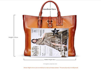 Women's Genuine Leather Shoulder Bag Tote