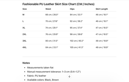 Women High Waist Faux Leather Mini Skirt With Pockets