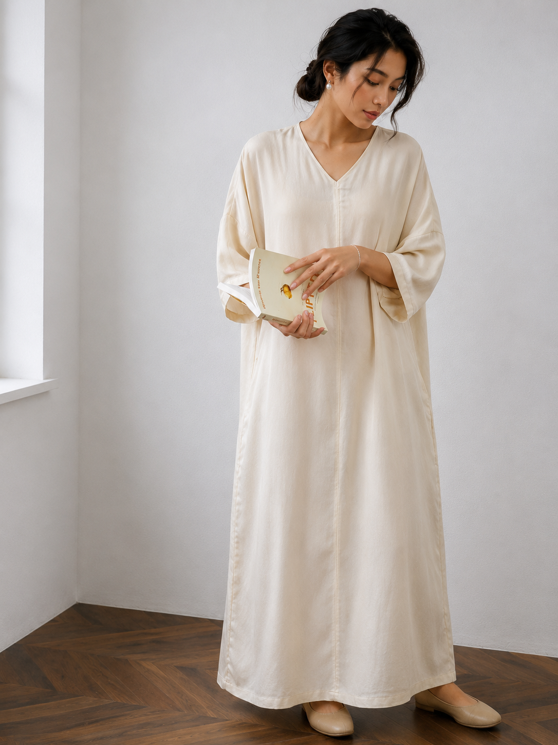 Summer Dresses For Women Loose V Neck Maxi Dress