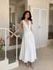 Summer Dresses For Women White Lace V Neck Dress