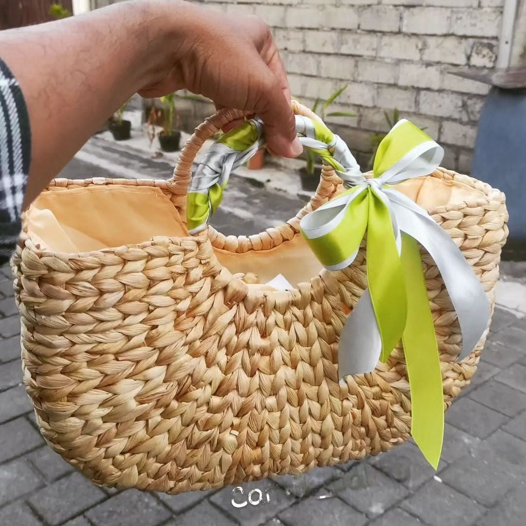 Real Rattan Seagrass Handbags