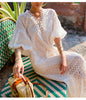 Summer Dresses For Women White Cotton Midi Dress