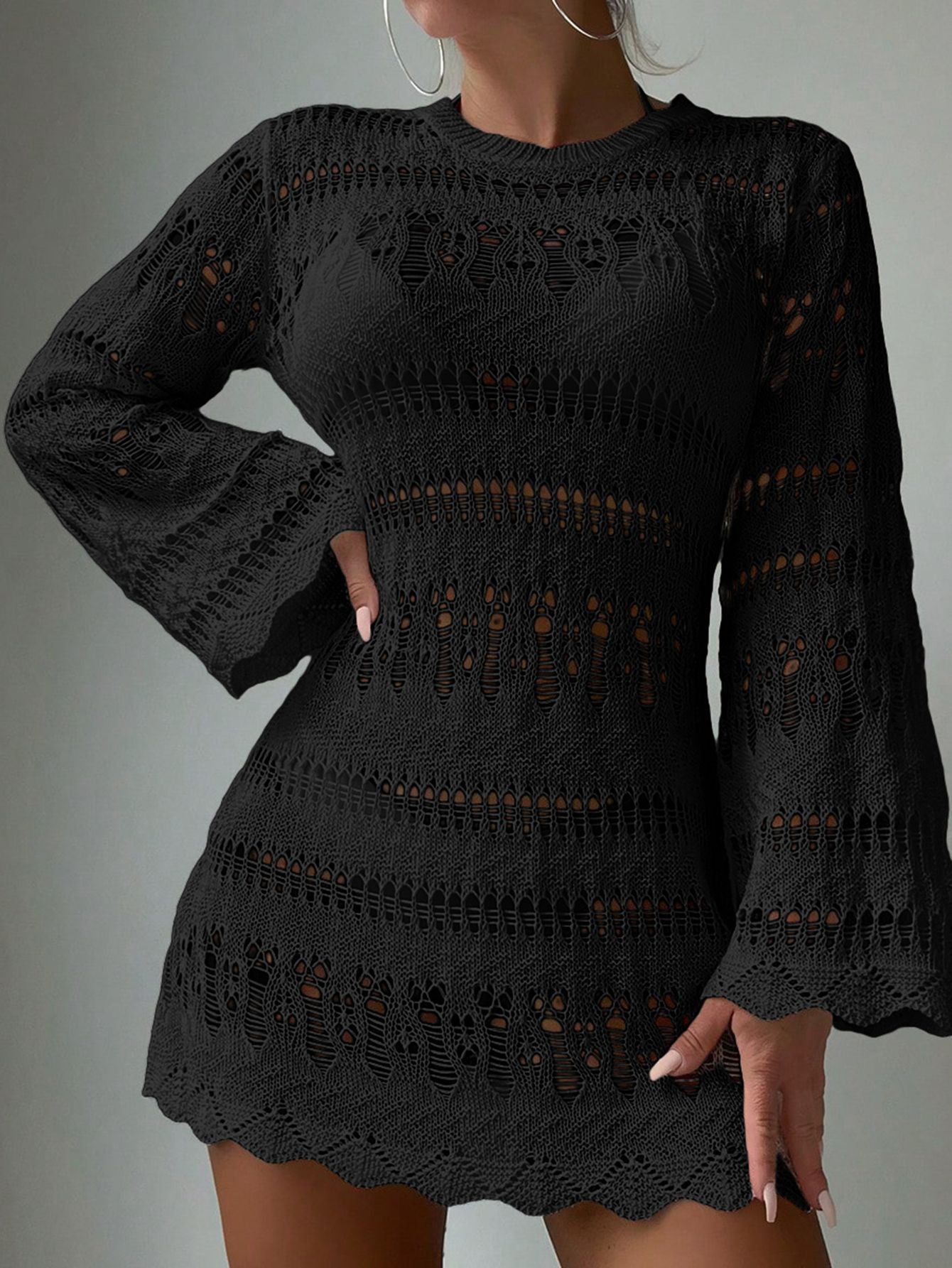 Summer Dresses For Women Crochet Beach Cover Up