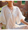 Summer Dresses For Women White Cotton Midi Dress