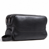 Leather Toiletry Bag for Men with Dual Compartments