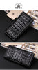 Men’s Genuine Crocodile Long Leather Wallet