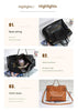 Top grain leather women crossbody shoulder bag