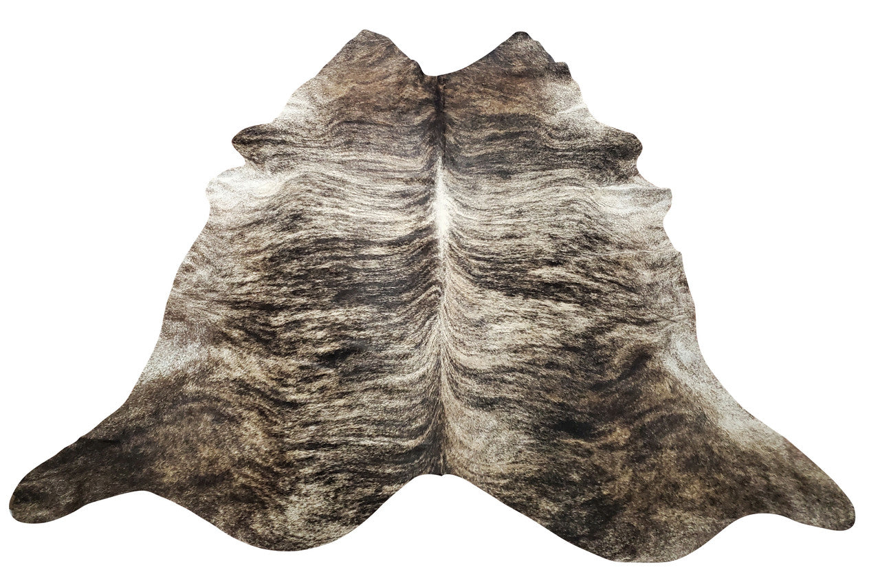 xxl large tan brindle cowhide rug, hand picked for exotic pattern and very beautiful, hundred percent natural and real.