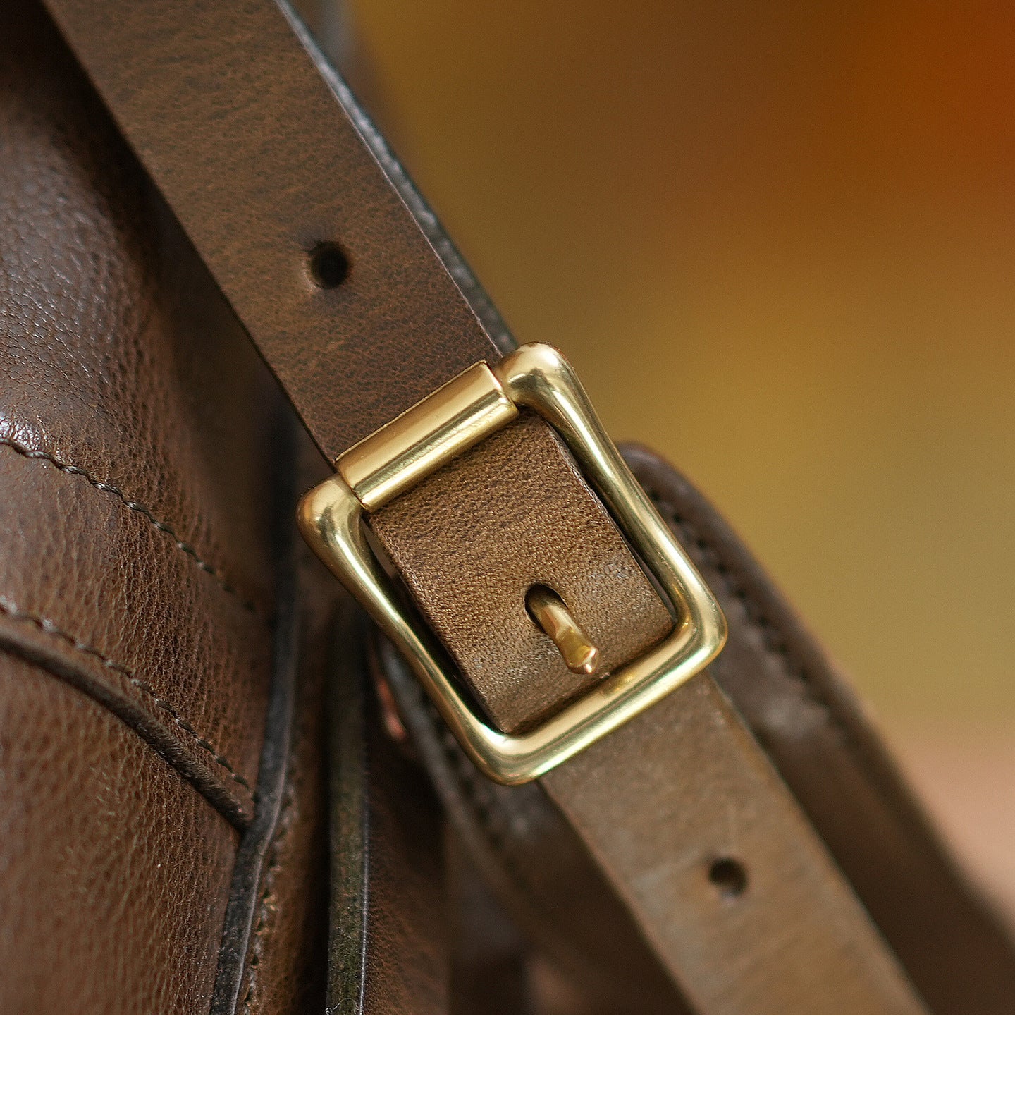 Vintage Full-Grain Cowhide Business Satchel for Men