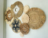 Set Of Round Seagrass Rattan Wall Decor