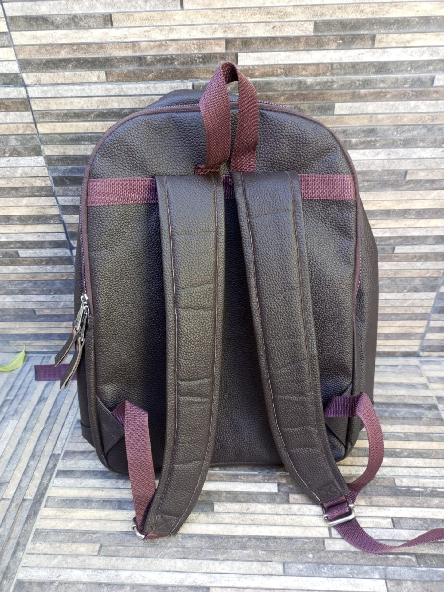 Mini Cowhide Backpack – Real Leather Brown Cowhide Bag