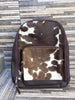 Mini Cowhide Backpack – Real Leather Brown Cowhide Bag
