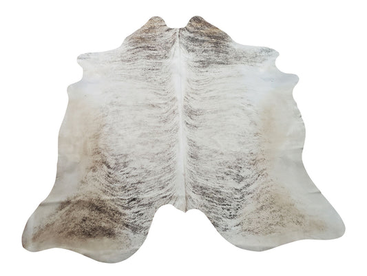 The colors of this cowhide rugs are vibrant, the gray brindle shows up dominantly on the real animal rug with free shipping all over Canada.
