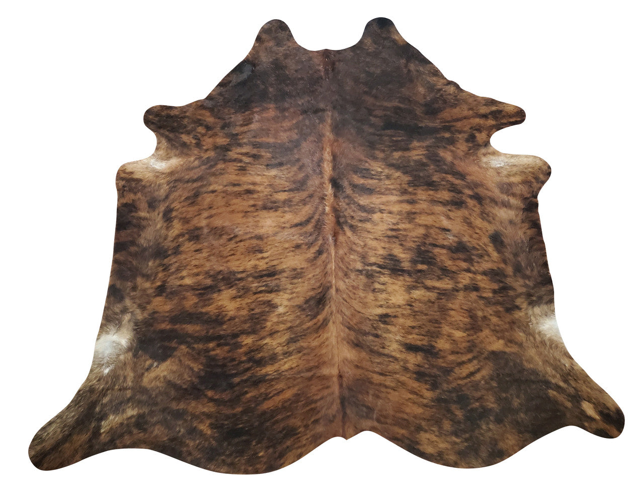 So soft and thick brown cowhide rug,  everyone loves walking on it. The colors are great.