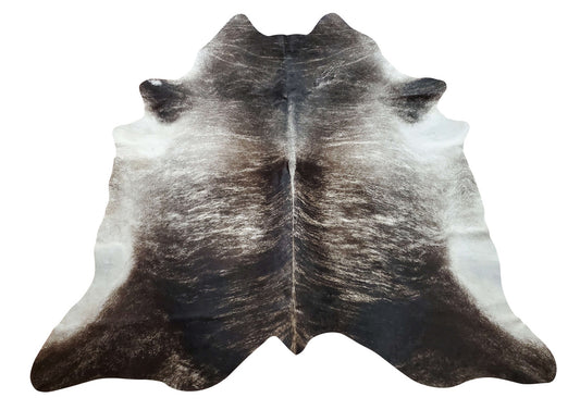 Deep shine, finely made and handpicked dark grey brindle cowhide rugs are perfect for any space, these are great for mancave or high traffic space. 
