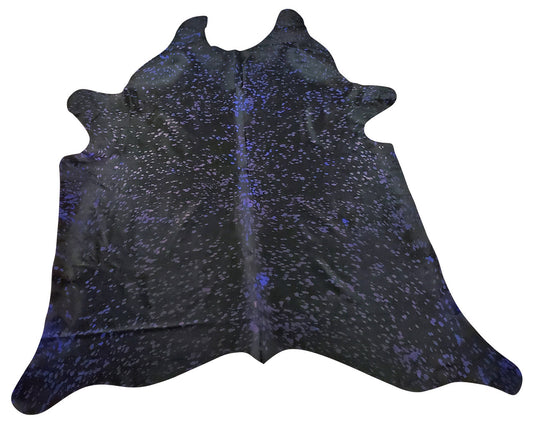 A dark metallic cowhide rug of this quality is 100% natural, authentic, and the beauty of this rug will uplift any room.
