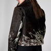 Women Cowhide Jacket Hair On Cowhide Leather
