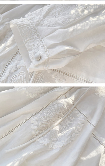 Women Summer Dresses White French Vacation Dress