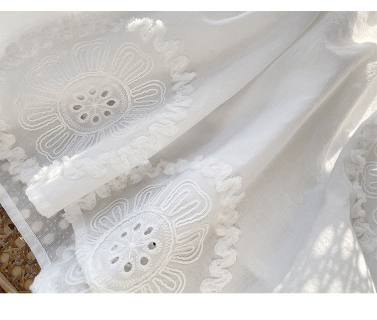 Women Summer Dresses White French Vacation Dress