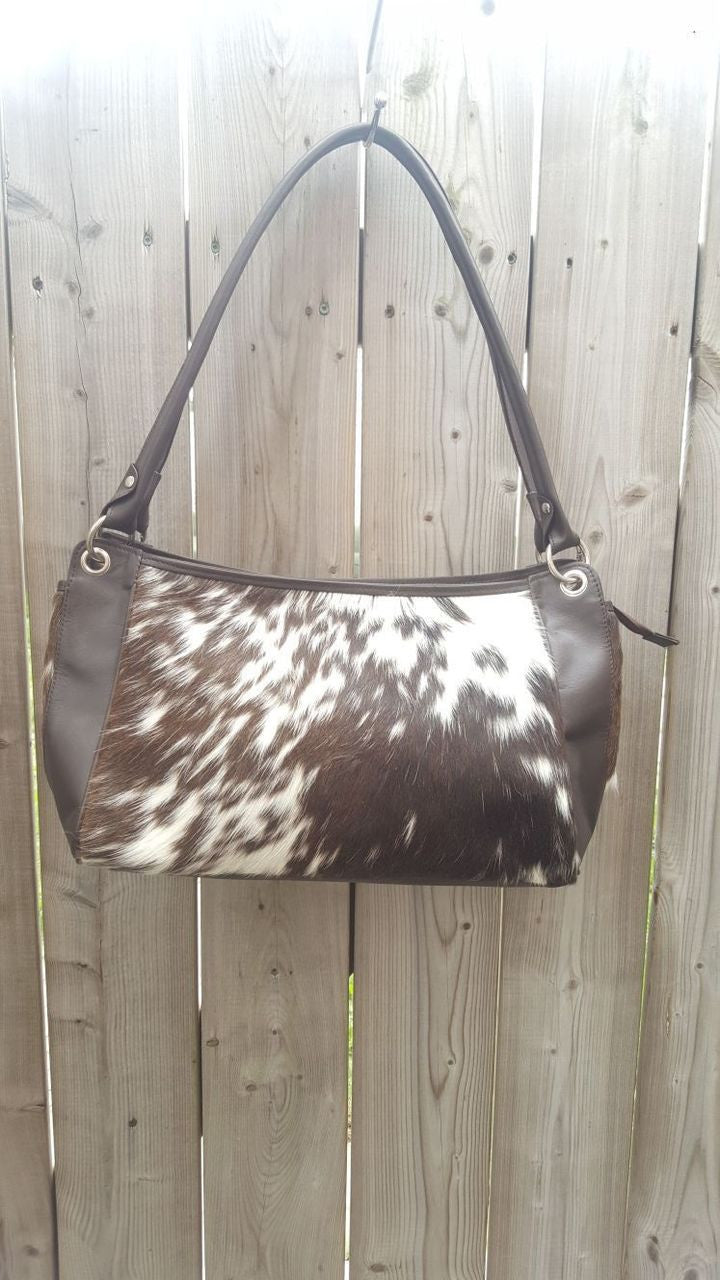 Black And White Cowhide Purse
