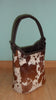 Large Cowhide Bucket Bag Purse 