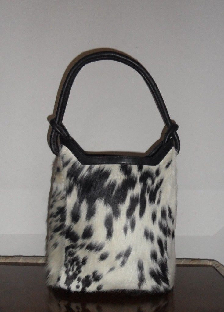 Cowhide Fur Backpack 