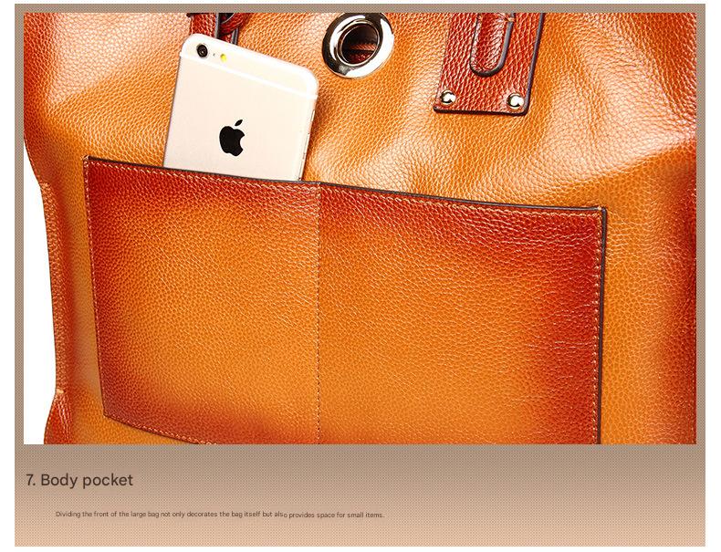 Women's Genuine Leather Shoulder Bag Tote