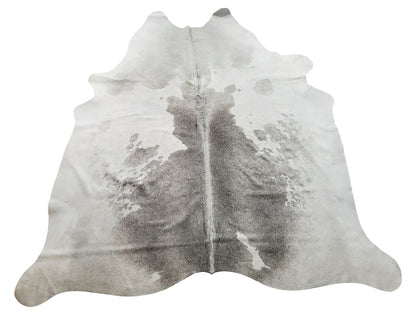 Cowhide rug grey and white for home office or living room, these cow skin rugs are perfect for upholstery, hundred of new cow hide in stock. 
