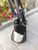 Black White Cow Fur Handbag