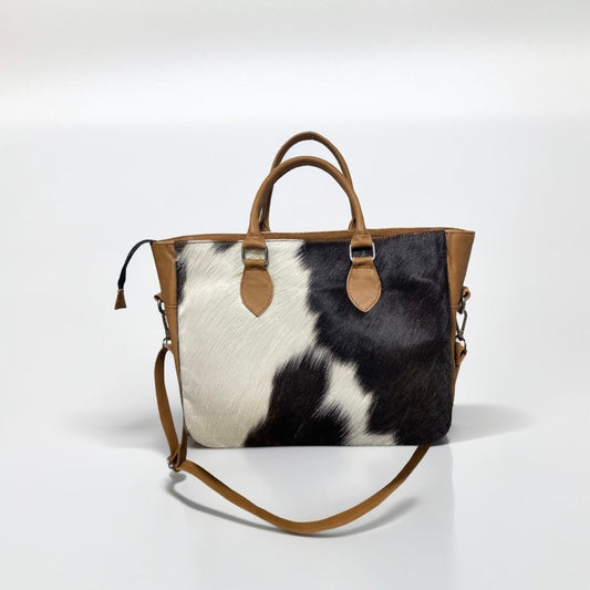 Cowhide Ladies Shoulder Crossbody Purse