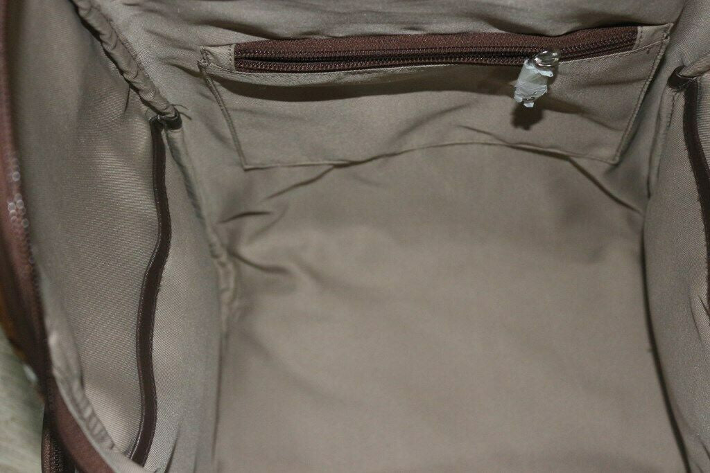 Natural Gray Hair On Hide Backpack