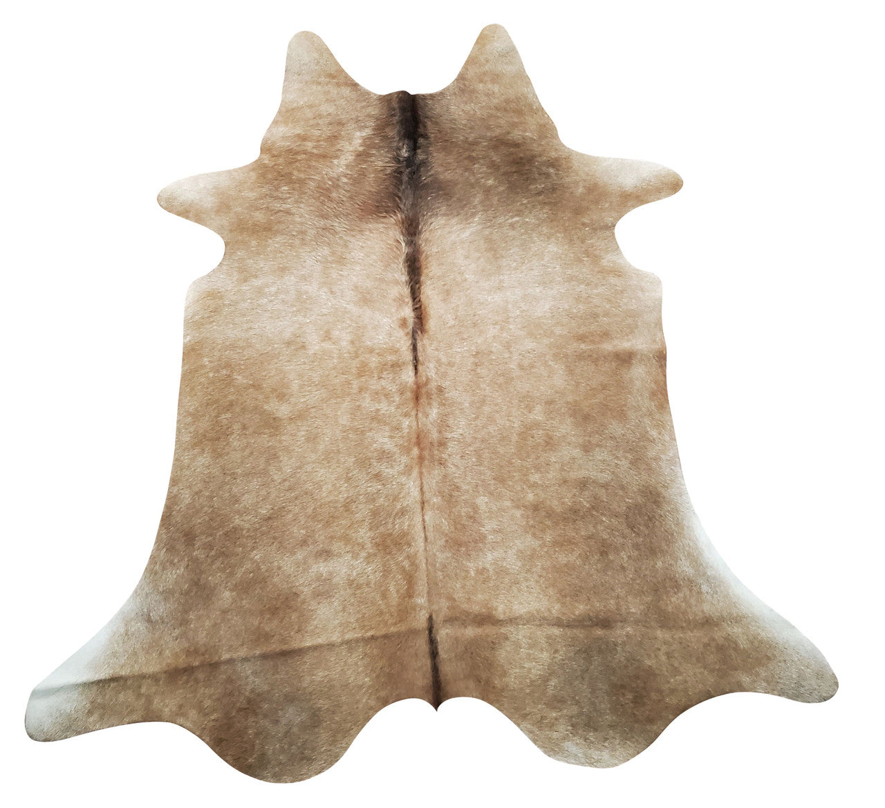 Champagne Cowhide Rug Brazilian 7ft X 5.3ft