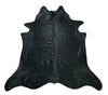 This large cowhide rug is bright and beautiful, the black shade is richer than expected. 
