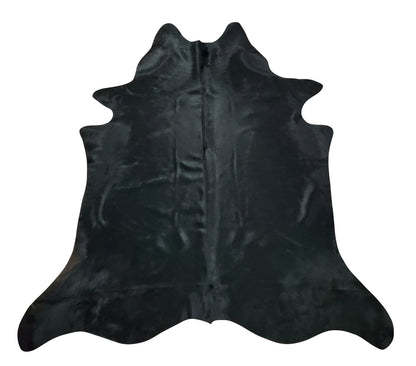 This large cowhide rug is bright and beautiful, the black shade is richer than expected. 
