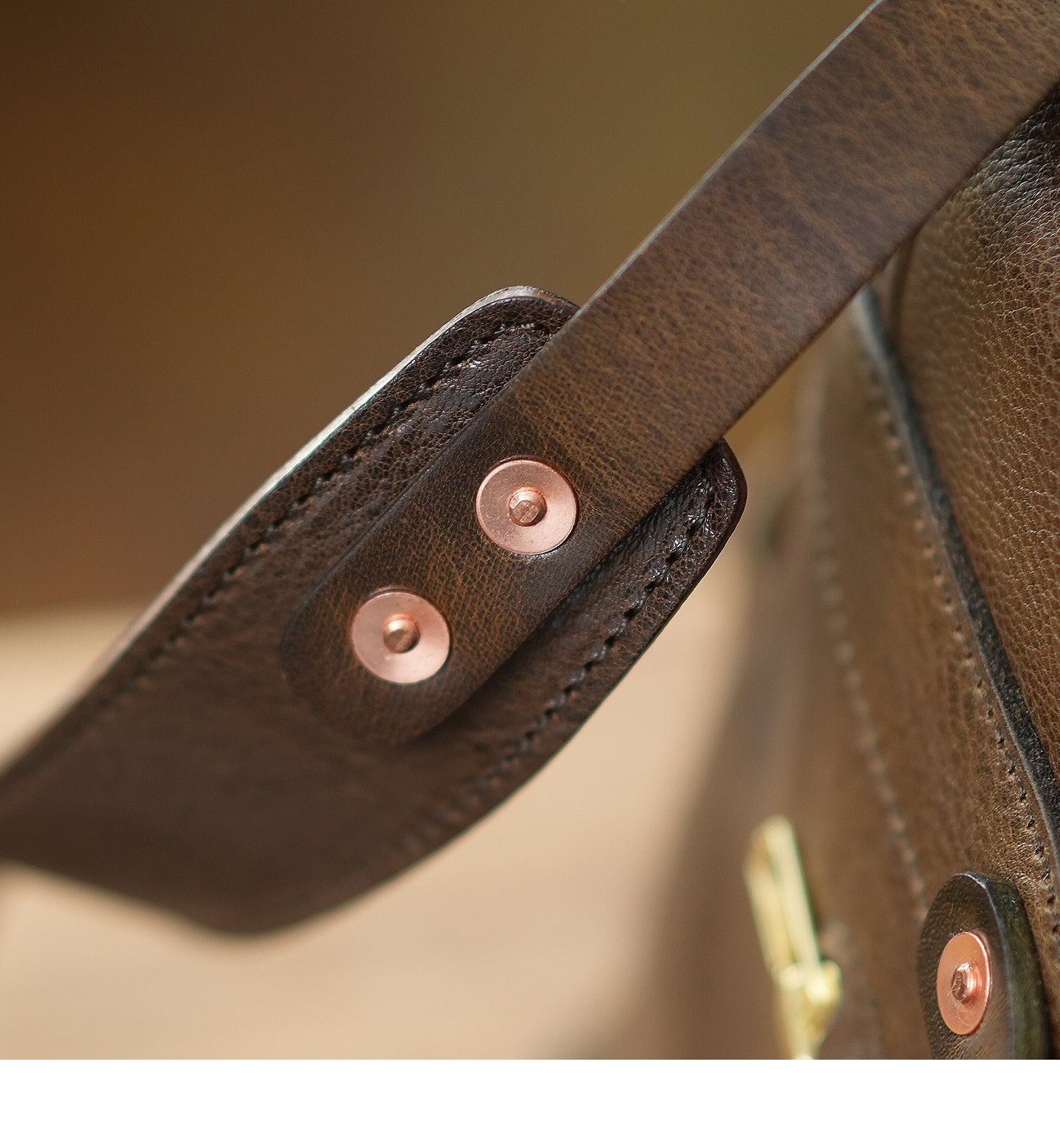 Vintage Full-Grain Cowhide Business Satchel for Men