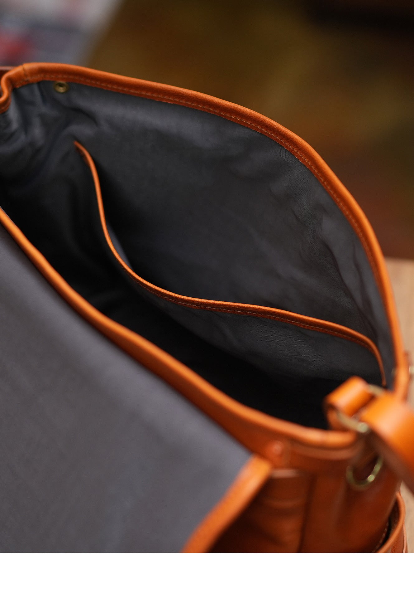 Vintage Full-Grain Cowhide Business Satchel for Men