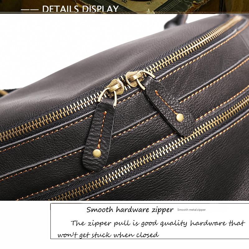 Men's Genuine Leather Crossbody Sling Bag