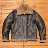 Men b3 shearling leather aviator jacket