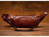 Retro Vegetable Genuine Leather Chest Bag