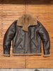 Men b3 shearling leather aviator jacket