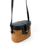 rattan shoulder crossbody bag