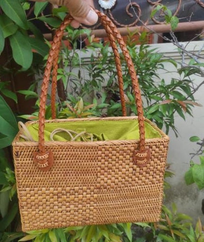 Bali Rattan Summer Handbags