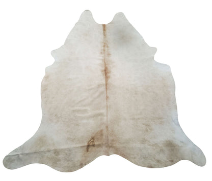 Light Beige Cowhide Rug 6.6ft x 6ft