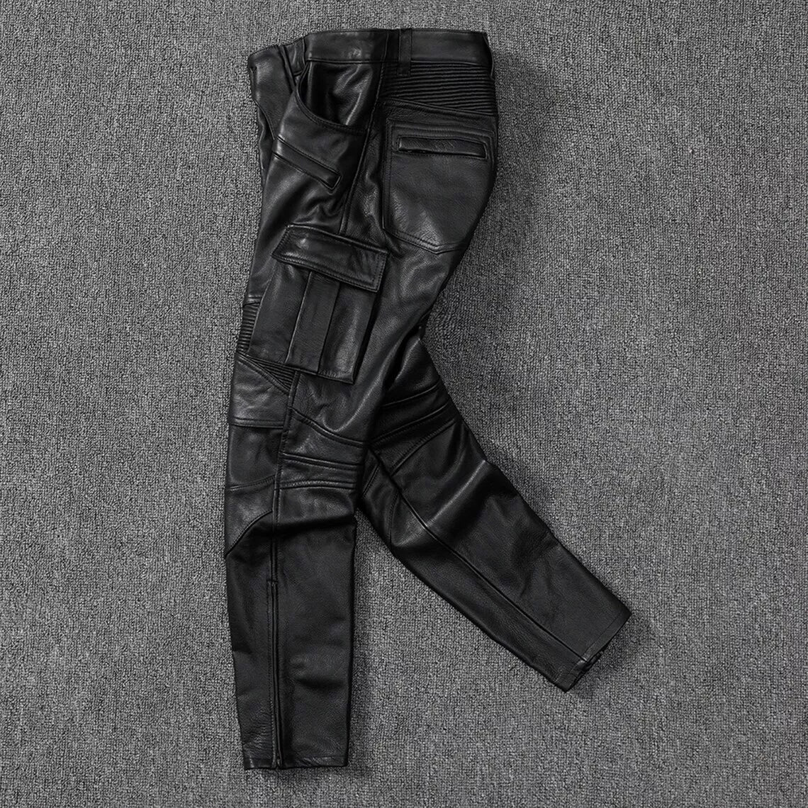 Real Leather Bikers Pants