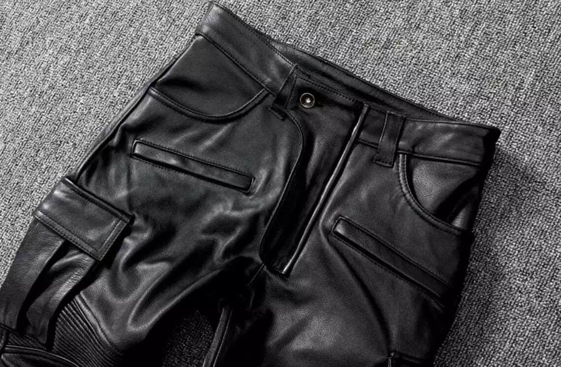 Real Leather Bikers Pants