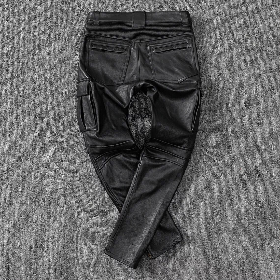 Real Leather Bikers Pants