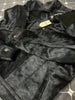 Men black hair-on cowhide jacket